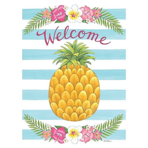 Strain, Deb 아티스트의 Welcome Tropical Pineapple 작품