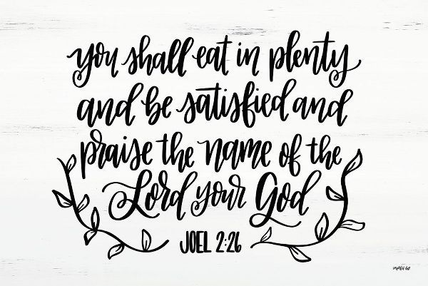 Imperfect Dust 아티스트의 Eat in Plenty Joel 2:26  작품