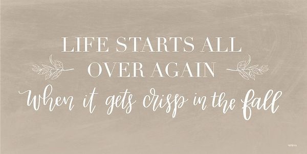 Life Starts Over Again