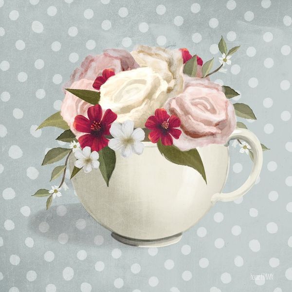 Polka Dot Coffee-Tea Rose