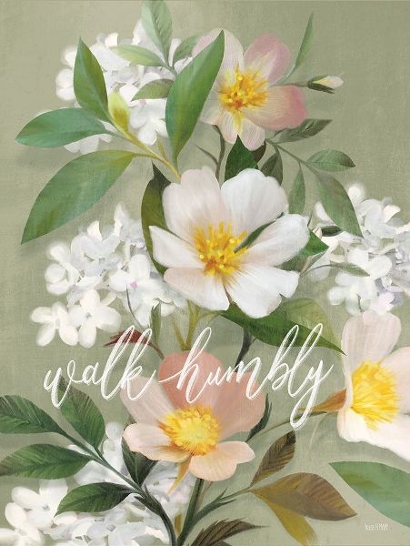 Walk Humbly Floral