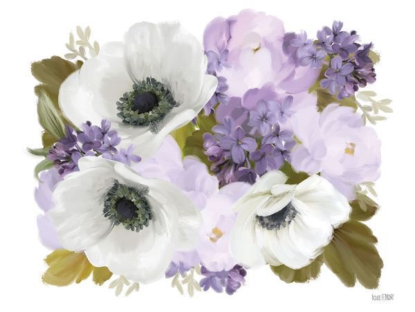 House Fenway 작가의 Lilacs and Anemones 작품