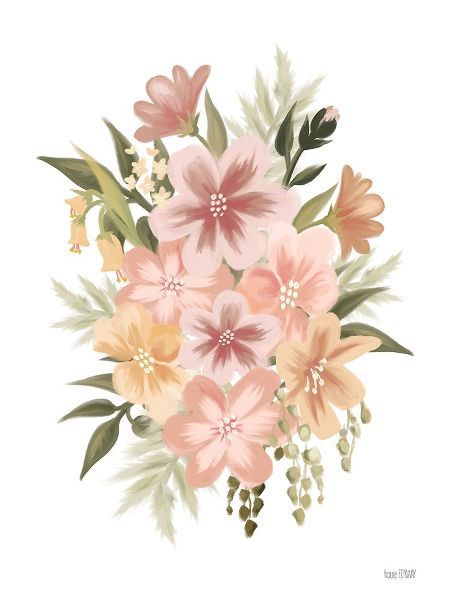 House Fenway 아티스트의 Peachy Petals 작품