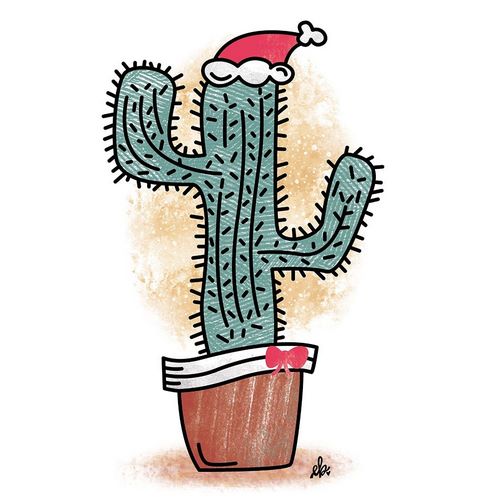 Feliz Navidad Cactus