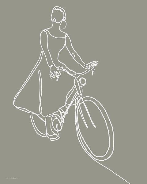 Kamdon Kreations 아티스트의 Audrey on a Bike 작품