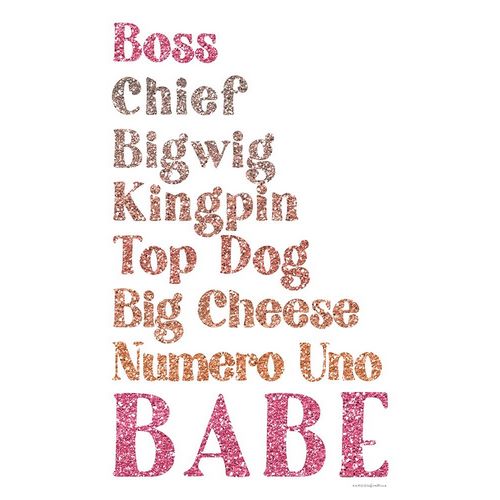 Kamdon Kreations 아티스트의 All the Ways to Say Boss Babe 작품