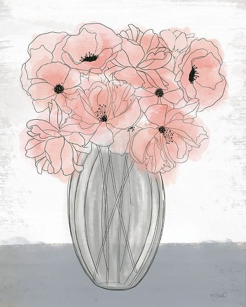 Sherrill, Kate 아티스트의 Poppies in Vase작품입니다.