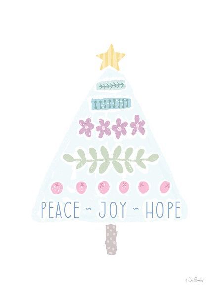 Peace, Joy, Hope Christmas Tree