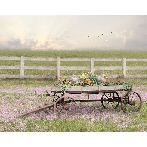 Country Flower Wagon