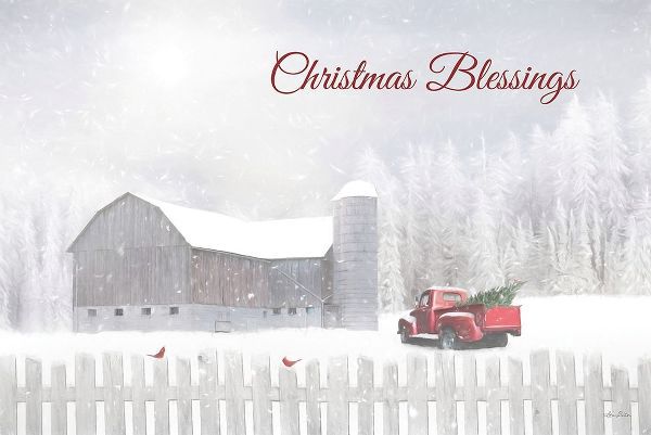 Deiter, Lori 아티스트의 Christmas Blessings with Truck 작품