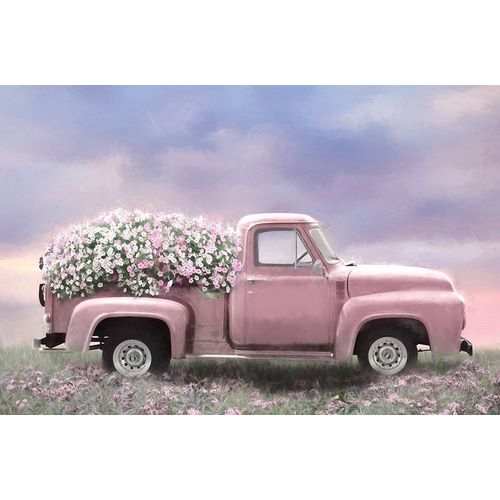 Deiter, Lori 아티스트의 Pink Floral Truck 작품