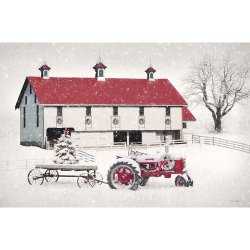 Deiter, Lori 아티스트의 Red and White Christmas Barn작품입니다.