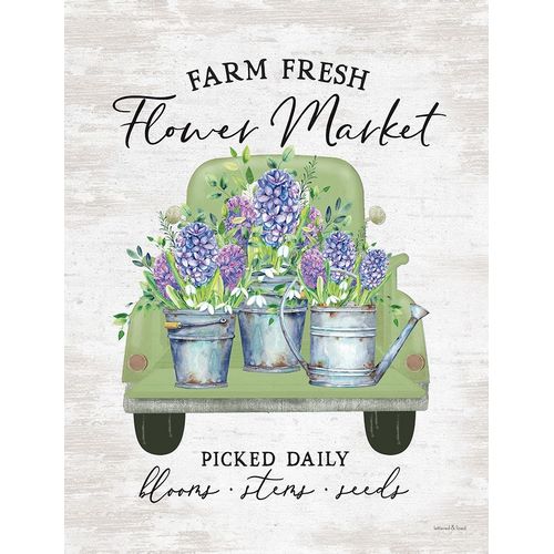 Lettered and Lined 아티스트의 Flower Market - Hyacinths 작품