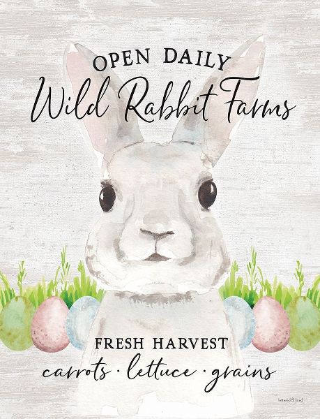 Lettered and Lined 아티스트의 Wild Rabbit Farms 1 작품