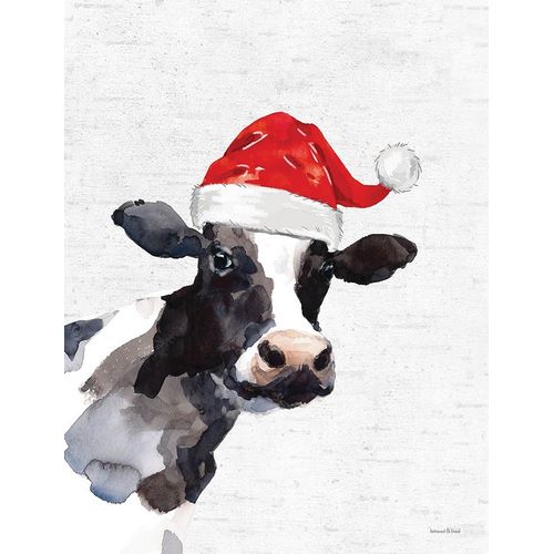 Lettered and Lined 아티스트의 Christmas Cow 작품
