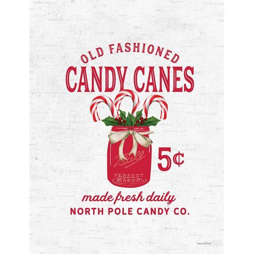 Lettered and Lined 아티스트의 Old Fashioned Candy Canes 작품