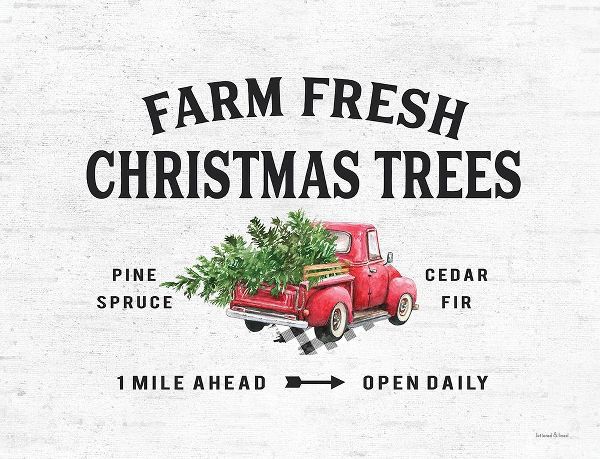 Lettered and Lined 아티스트의 Farm Fresh Christmas Trees II 작품