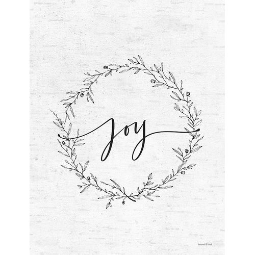 Lettered and Lined 아티스트의 Simple Joy Wreath 작품