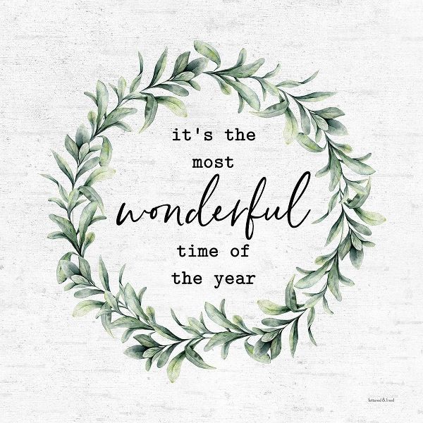 Lettered and Lined 아티스트의 Wonderful Time of the Year 작품