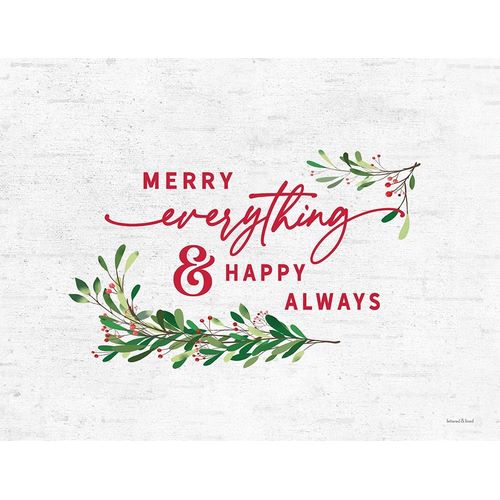 Lettered and Lined 아티스트의 Merry Everything And Happy Always 작품