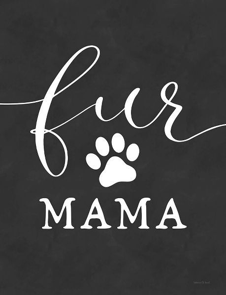 Lettered and Lined 아티스트의 Fur Mama 작품