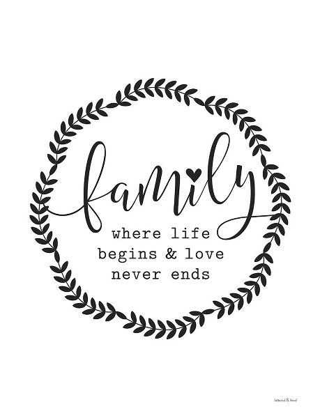 Lettered and Lined 아티스트의 Family - Where Life Begins 작품