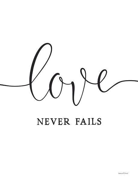 Lettered and Lined 아티스트의 Love Never Fails 작품