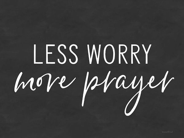 lettered And lined 아티스트의 Less Worry, More Prayer 작품