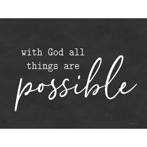 lettered And lined 아티스트의 With God All Things Are Possible 작품