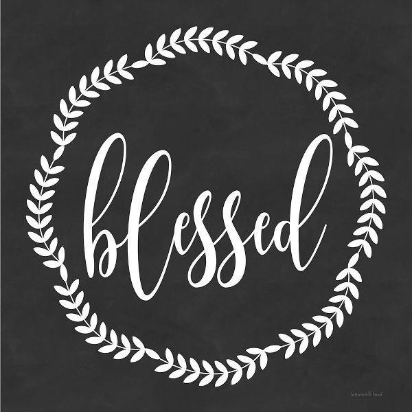 lettered And lined 아티스트의 Blessed 작품