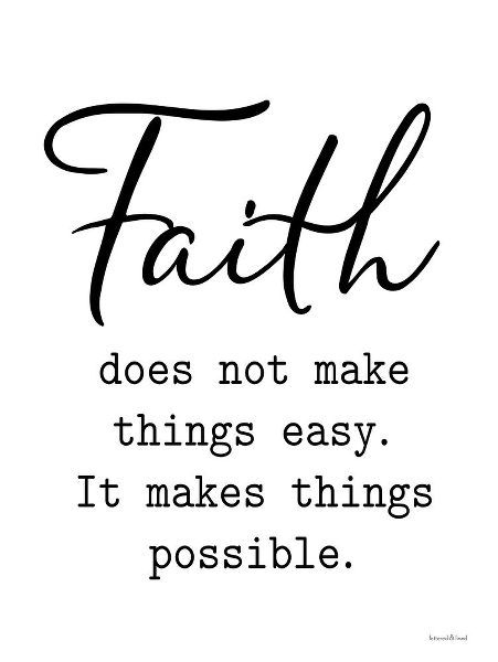 lettered And lined 아티스트의 Faith Makes Things Possible 작품