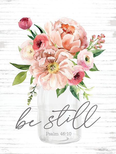 lettered And lined 아티스트의 Be Still Floral 작품