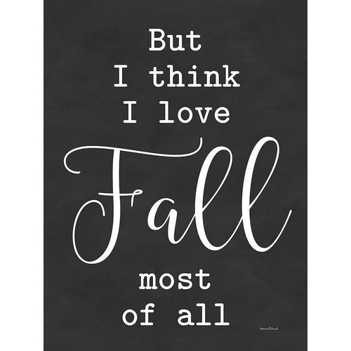 lettered And lined 아티스트의 I Love Fall Most of All 작품