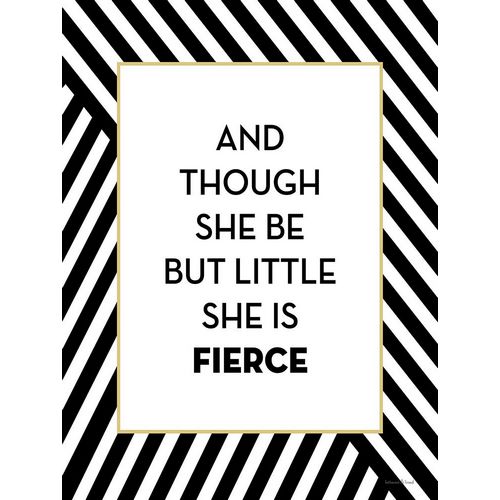 Lettered and Lined 작가의 She is Fierce 작품