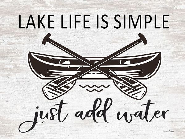 lettered And lined 아티스트의 Lake Life is Simple 작품