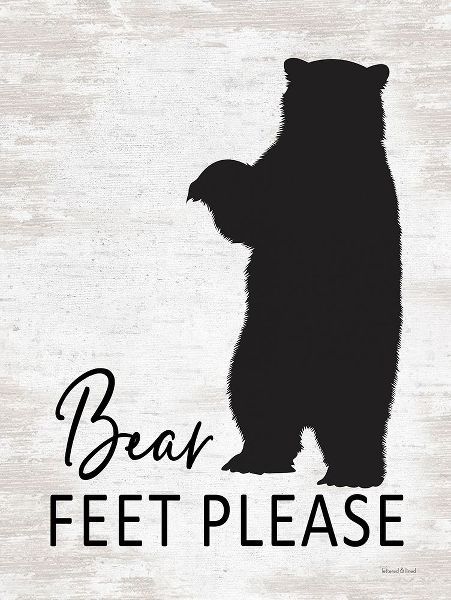 lettered And lined 아티스트의 Bear Feet Please 작품