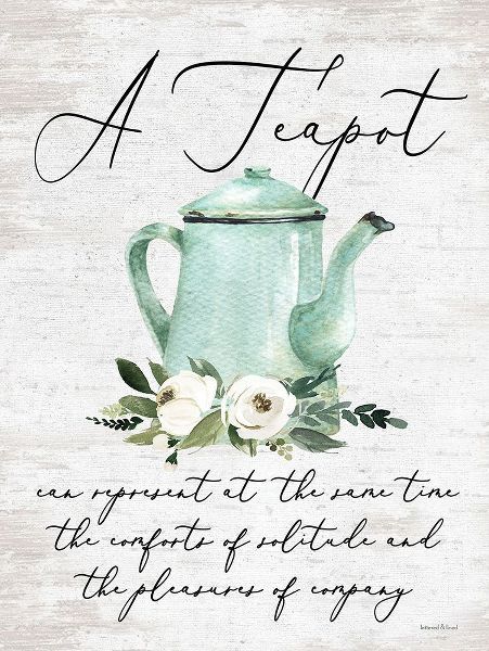 lettered And lined 아티스트의 A Teapot 작품