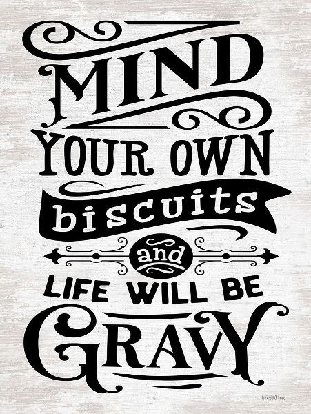 lettered And lined 아티스트의 Mind Your Own Biscuits 작품