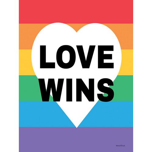 lettered And lined 아티스트의 Rainbow Love Wins 작품
