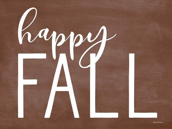 Lettered And Lined 작가의 Happy Fall 작품
