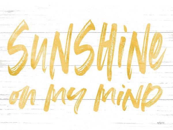 Lettered and Lined 작가의 Sunshine on My Mind 작품