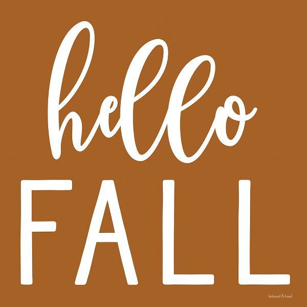 Lettered and Lined 작가의 Hello Fall 작품