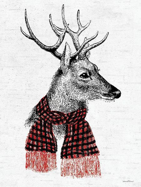 lettered and lined 작가의 Holiday Reindeer   작품