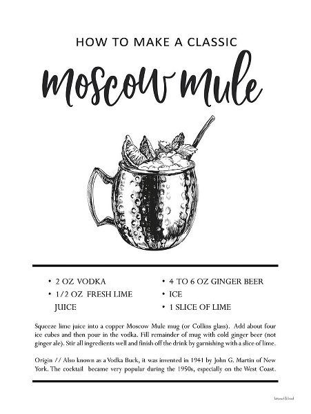 Lettered And Lined 작가의 Moscow Mule 작품