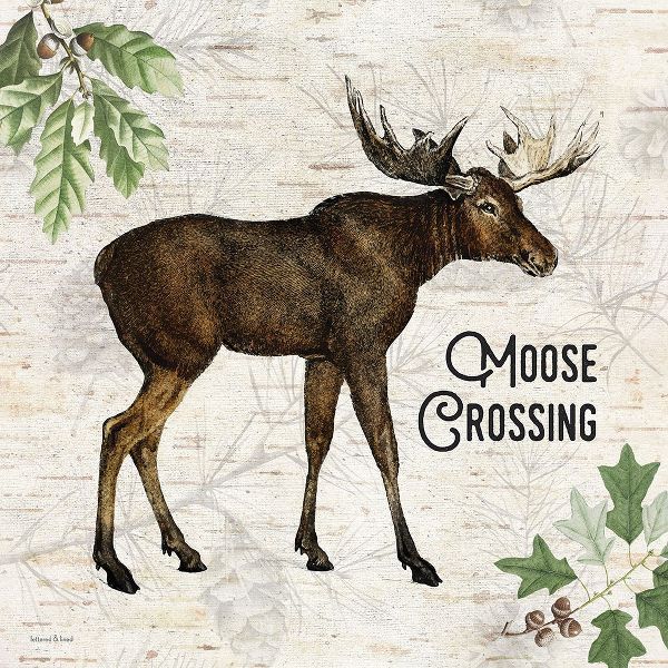 Lettered And Lined 작가의 Moose Crossing 작품