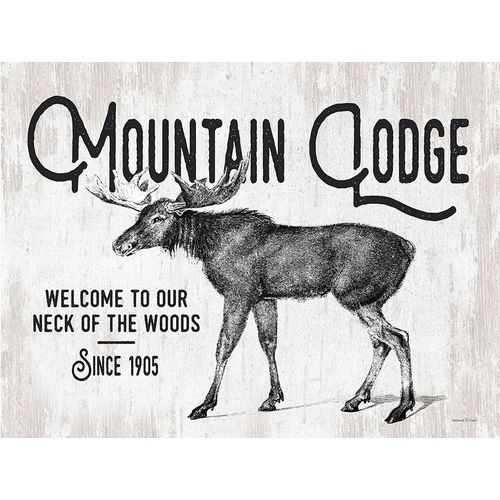 Lettered And Lined 작가의 Mountain Lodge 작품