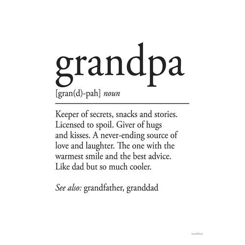Lettered And Lined 아티스트의 Grandpa Definition 2작품입니다.