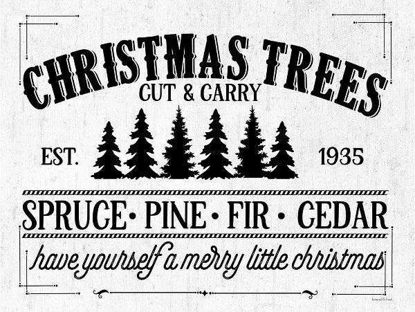 Lettered and Lined 아티스트의 Christmas Trees작품입니다.