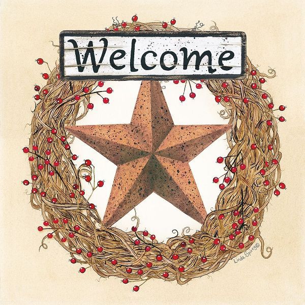 Barn Star Welcome Wreath