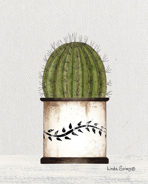 Spivey, Linda 아티스트의 Round Cactus 작품